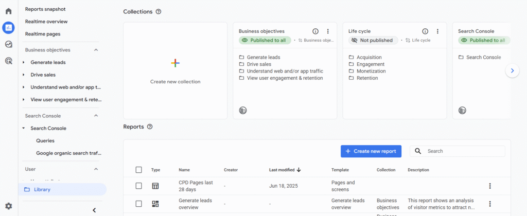 SOP 10: Customise Your Report Collections