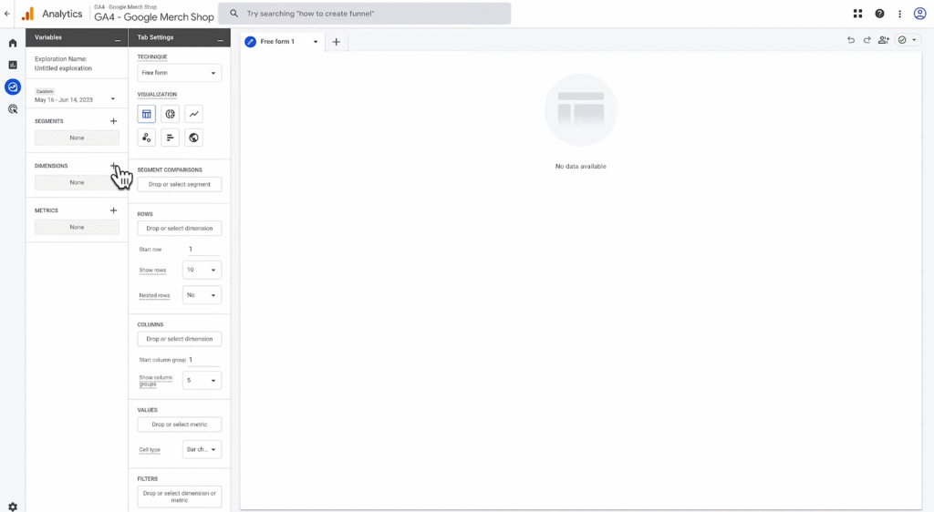 SOP 13: Create an Exploration